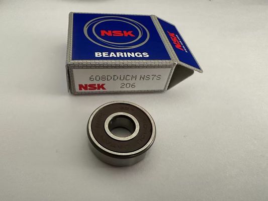 High Speed Miniature Deep Groove Ball Bearings NSK 608DDUCM Weight 0.012kgs Origin Japan Size 8*22*7mm