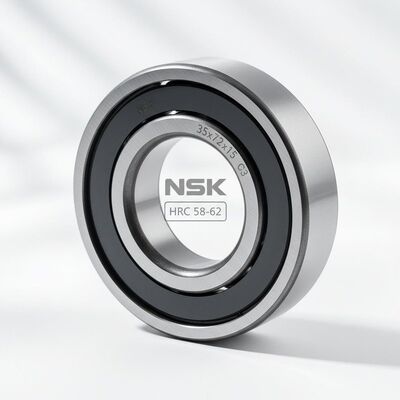 35x72x15mm NSK बॉल बेयरिंग C3 क्लीयरेंस और HRC 58-62 कठोरता के साथ औद्योगिक मशीनरी के लिए