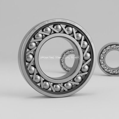 -20°C से 80°C तक रेसवे क्रॉस रोलर लेयरिंग घटक के साथ 10 मिमी से 500 मिमी के आंतरिक व्यास के साथ कठोर स्टील